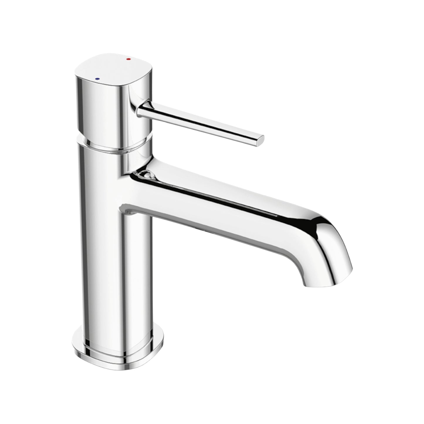 Pola - baterie de lavoar verticală cu ventil, culoare crom, BAP 022D