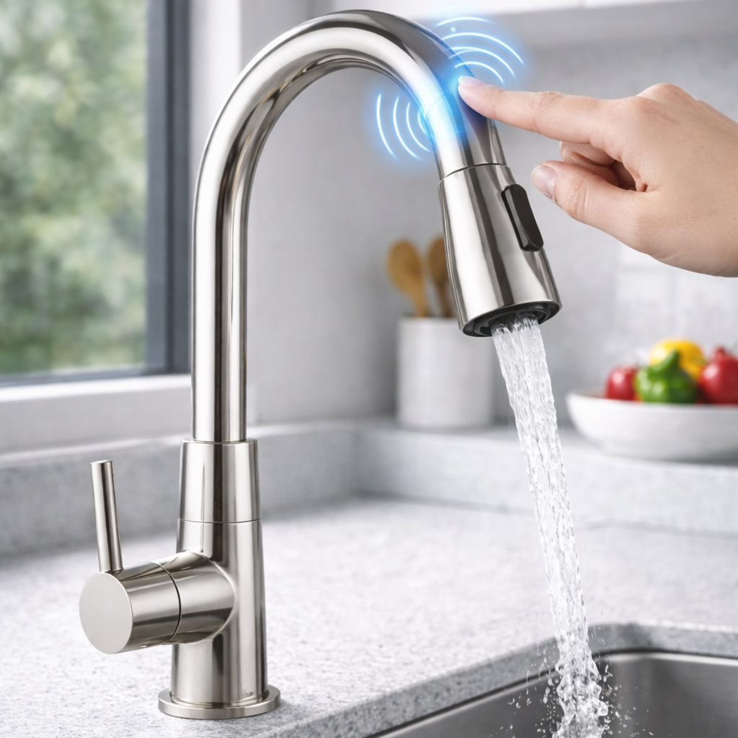 Baterii chiuveta cu senzor