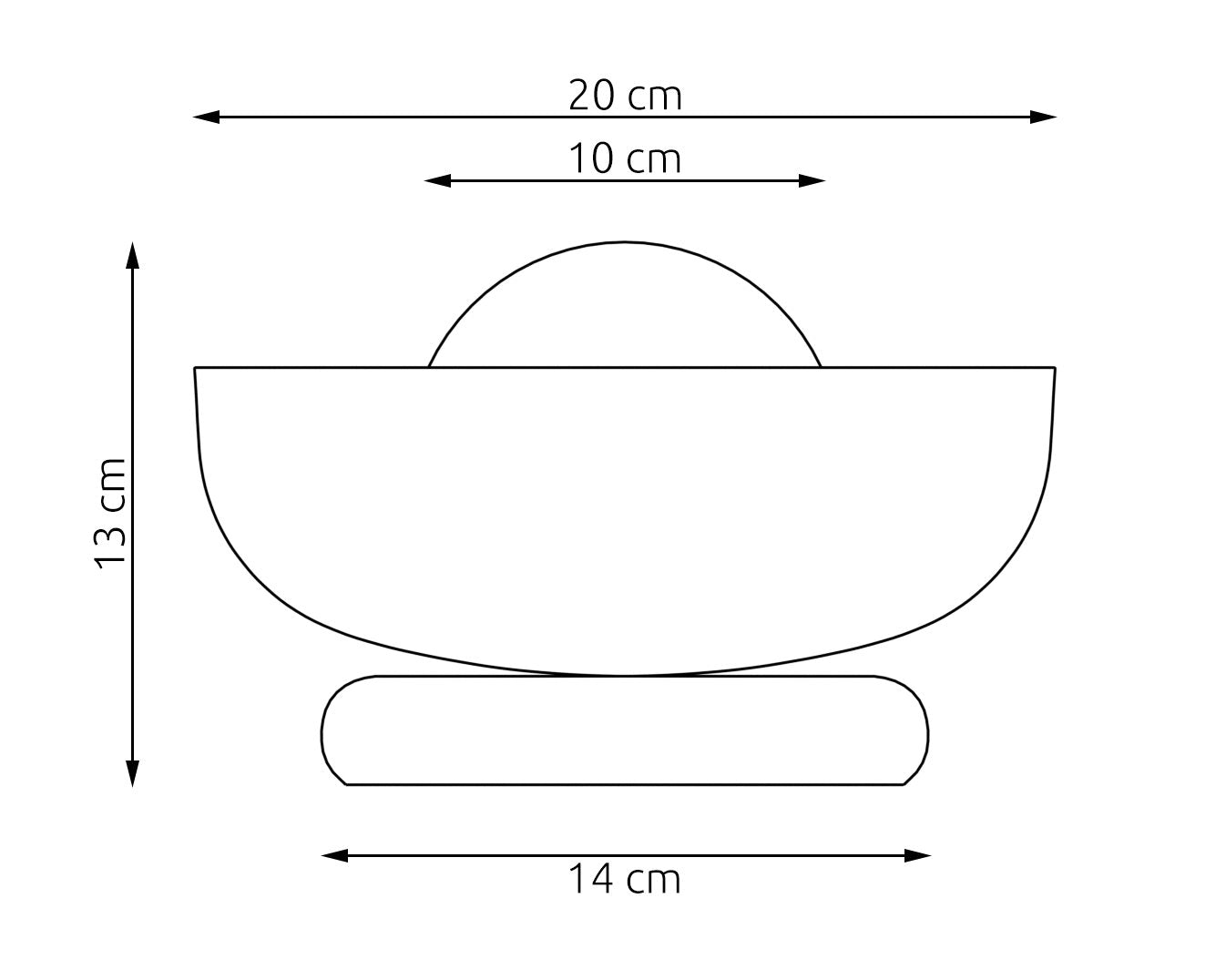 Lampă de noapte din metal, OZZY LN1 WHITE, alba, modernă