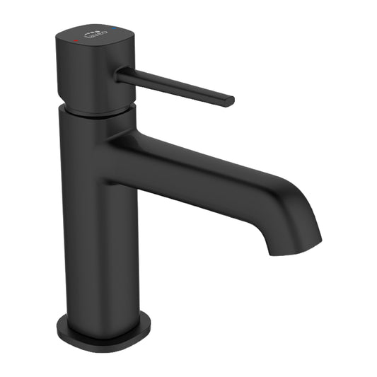 Pola - baterie de lavoar culoare negru mat, verticală, cu ventil, BAP 722D