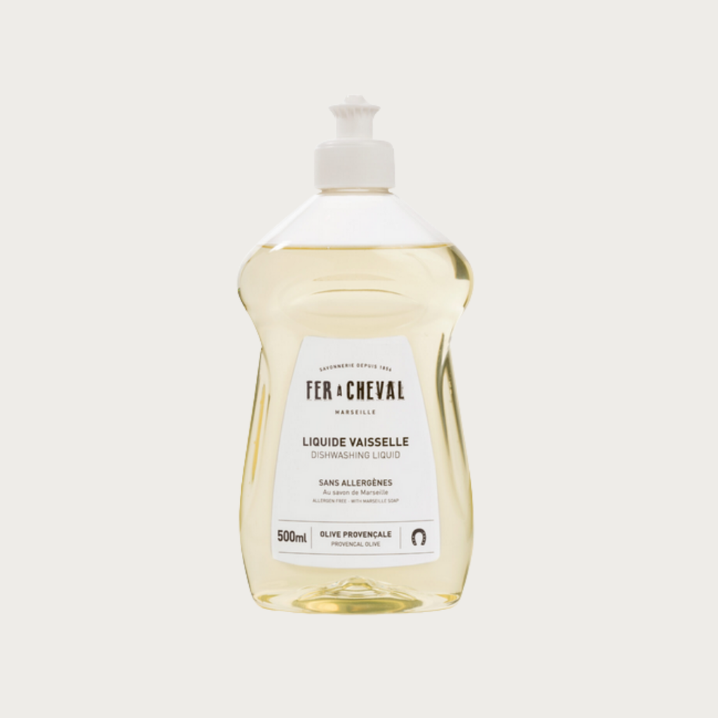 Detergent de spalat vase lichid, fara alergeni, cu sapun de Marsilia, 500 ml, Fer A Cheval