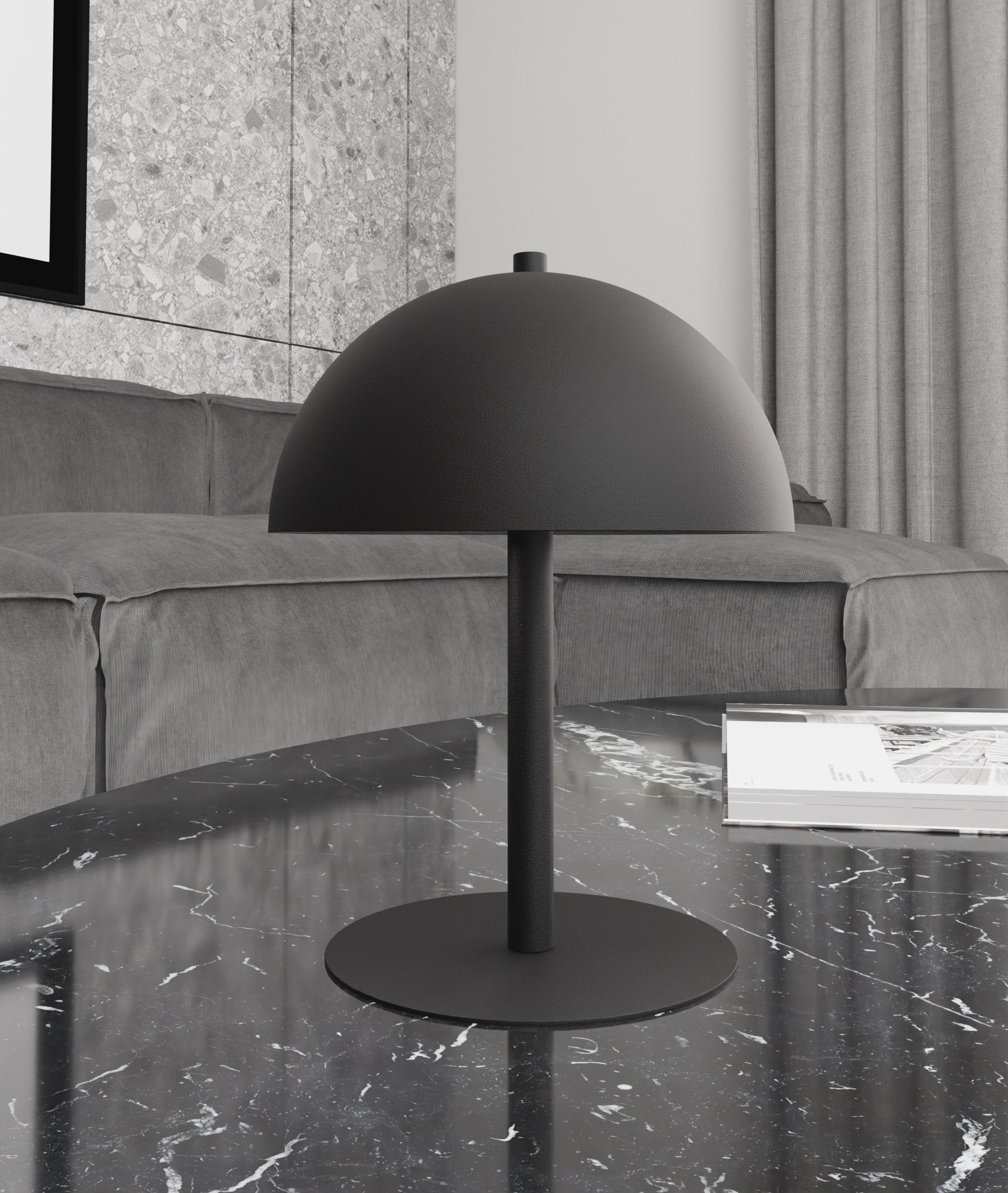 Lampă de birou MOGU LN2 BL BLACK, metal, neagra