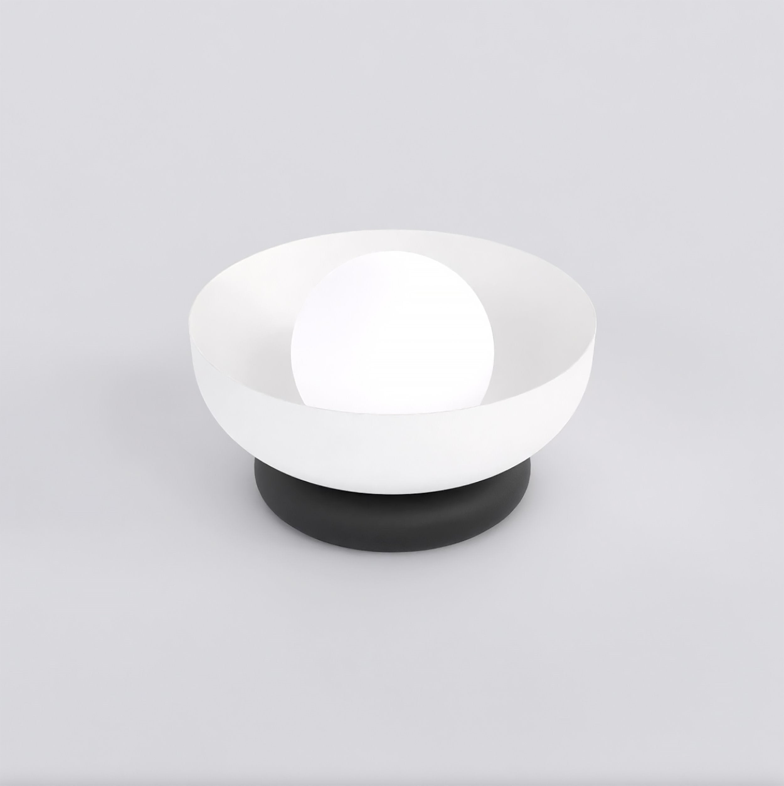 Lampă de noapte din metal, OZZY LN1 WHITE, alba, modernă