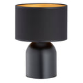 Lampă de noapte ASPEN LN1 NEGRU cu AURIU, eleganta si atemporala