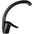 Baterie de chiuveta MADERA, verticala, cu pipa mobila, culoare negru mat, BQM B67D