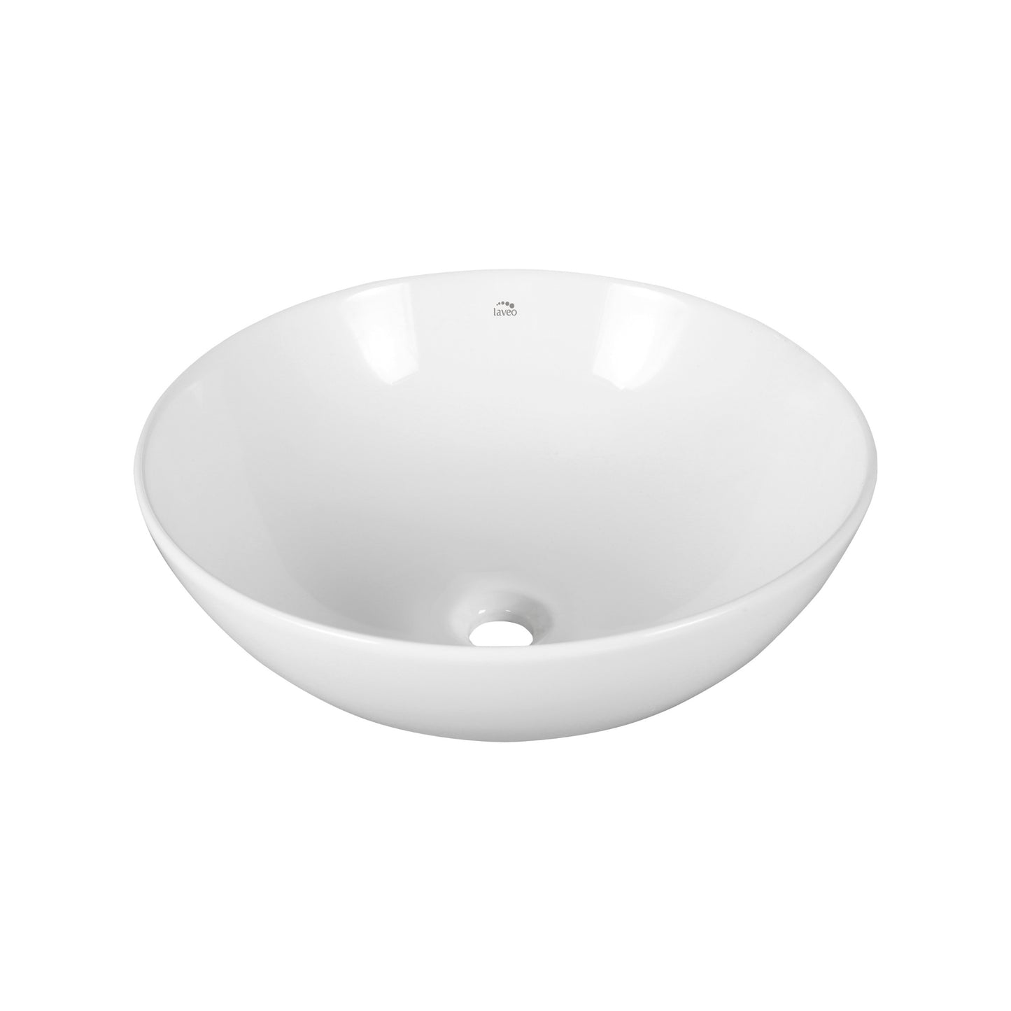 Sabi - lavoar alb, rotund, din ceramică, de blat, VUS 6240