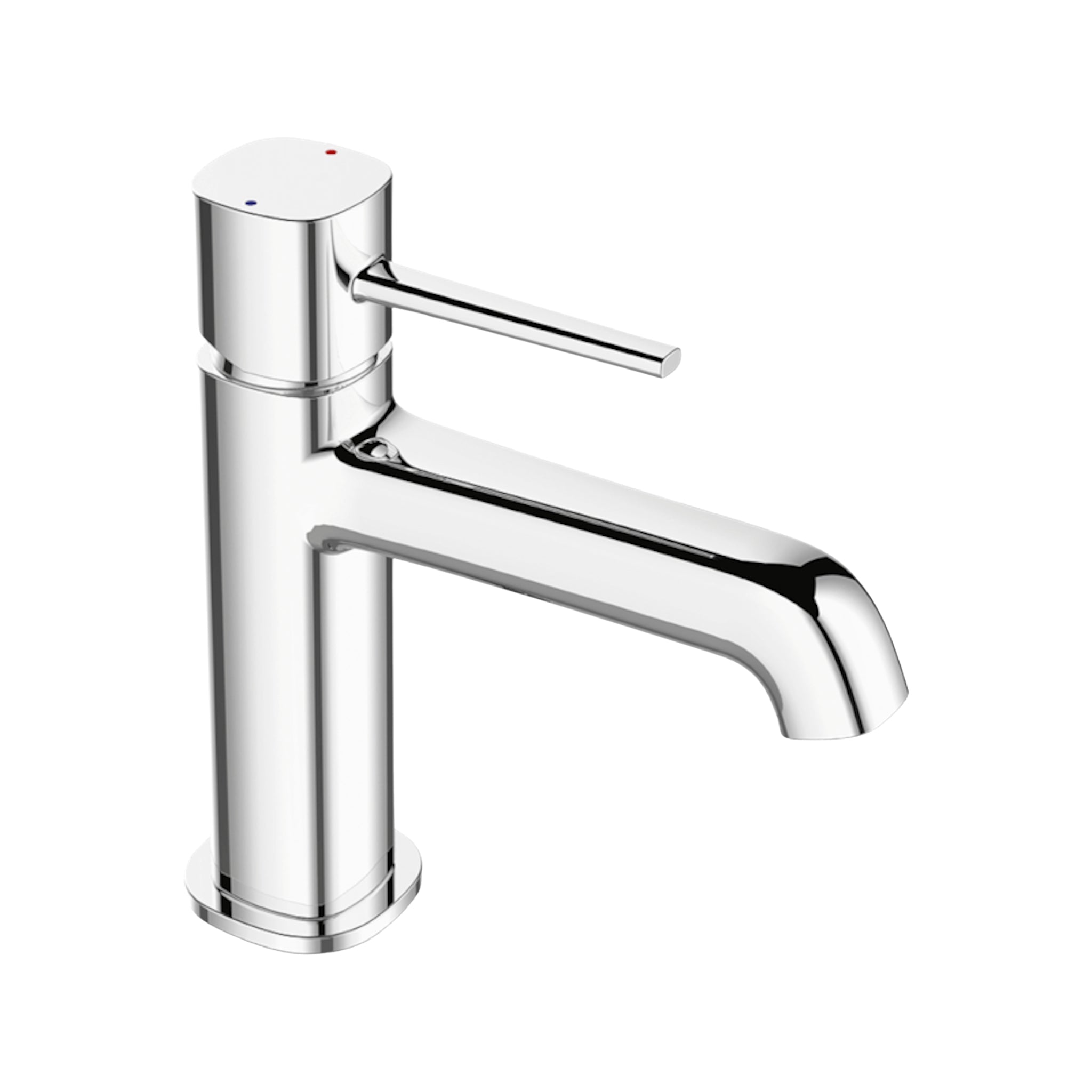 Pola - baterie de lavoar verticală cu ventil, culoare crom, BAP 022D