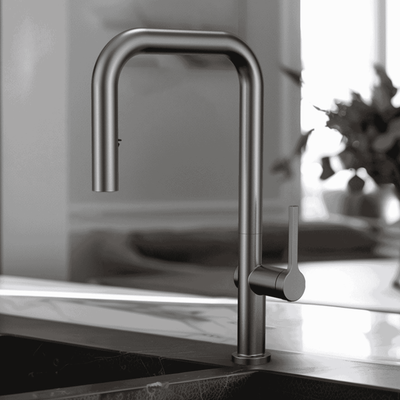 Baterie de bucatarie cu dus extractabil