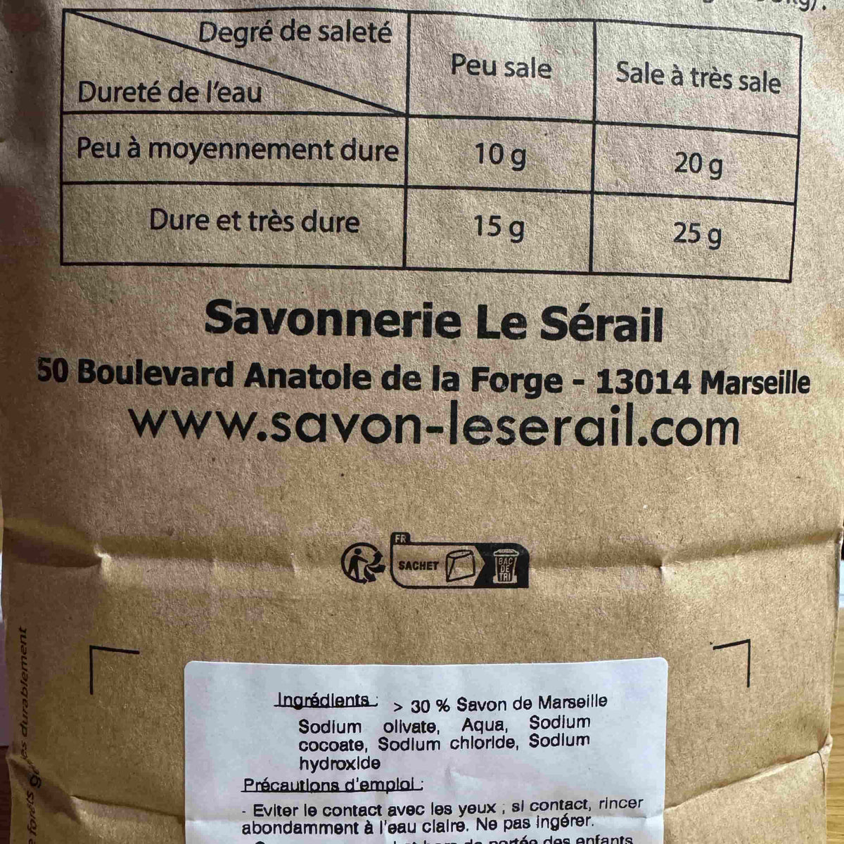 Fulgi de săpun de Marsilia cu ulei de măsline, pentru rufe, 1 kg