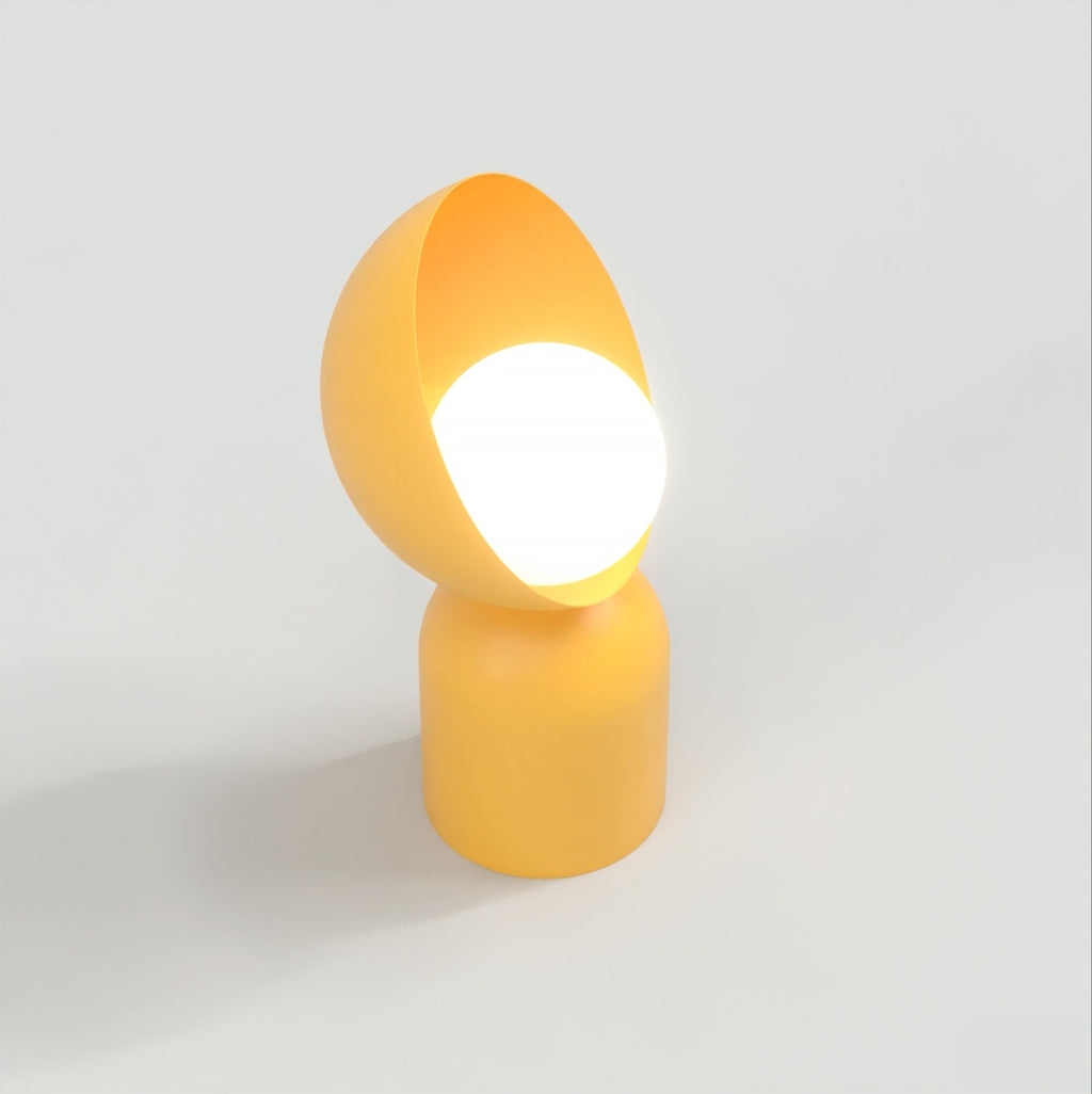 Lampă de noapte metalică BOTO LN1 ORANGE, portocalie