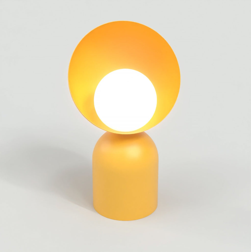 Lampă de noapte metalică BOTO LN1 ORANGE, portocalie