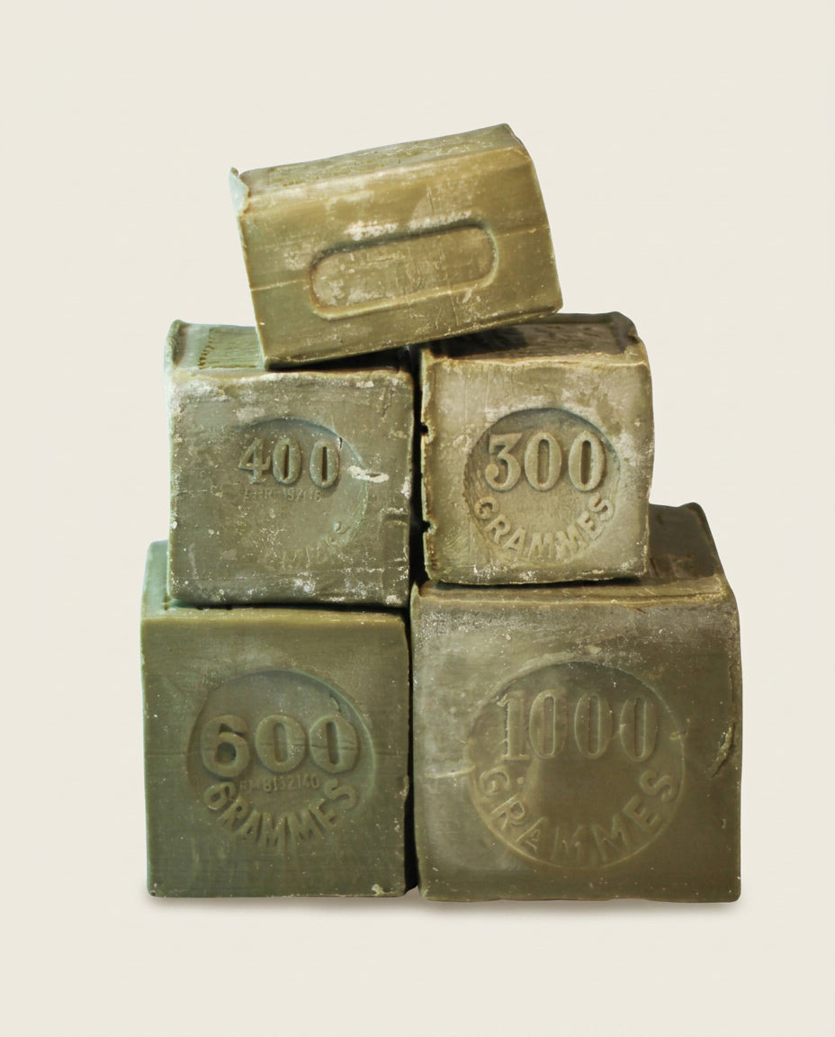 Săpun autentic de Marsilia cu ulei de măsline (fără ulei de palmier), 300 gr