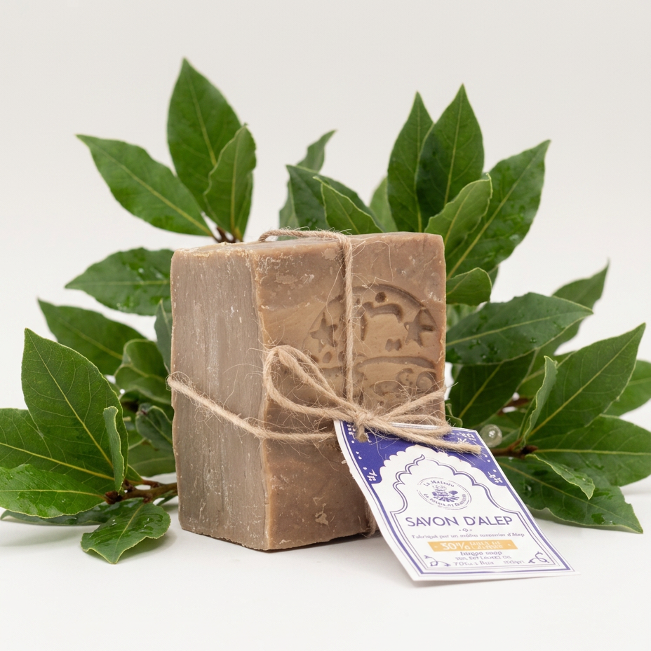 Săpun de Alep cu 30% Ulei de Dafin, 200g
