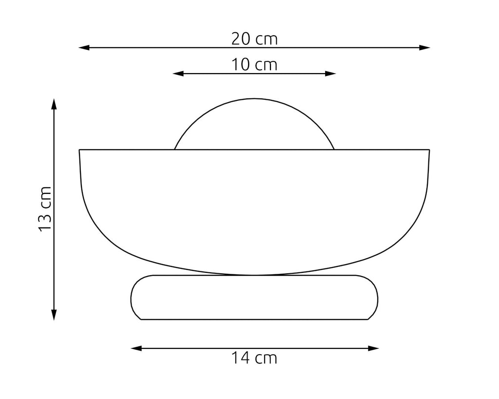 Lampă de noapte metalică, culoare gri, OZZY LN1 GRAY, modernă