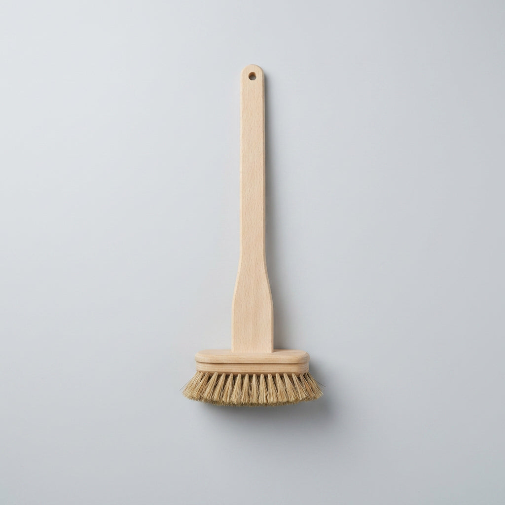 Perie pentru curatat cada si dusul, lemn de fag si par natural de cal, 400 mm, produs premium, Keller Bürsten