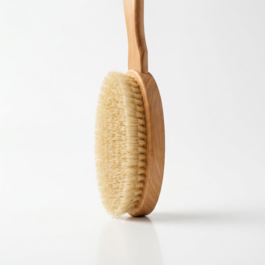 Perie de corp SENSITIVE, lemn de fag aburit, peri naturali moi, 440 mm, produs premium, Keller Bürsten