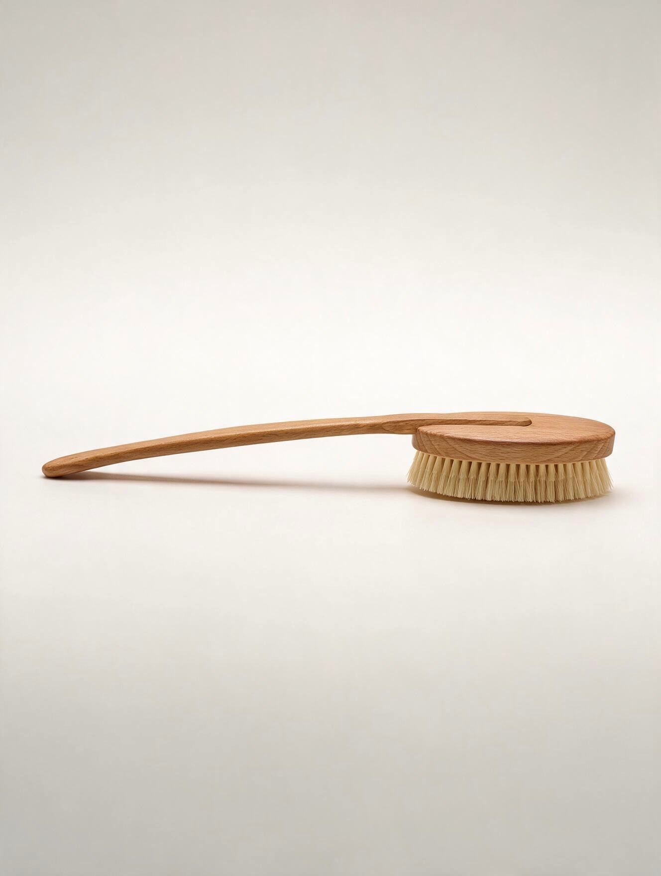 Perie de corp SENSITIVE, lemn de fag aburit, peri naturali moi, 440 mm, produs premium, Keller Bürsten