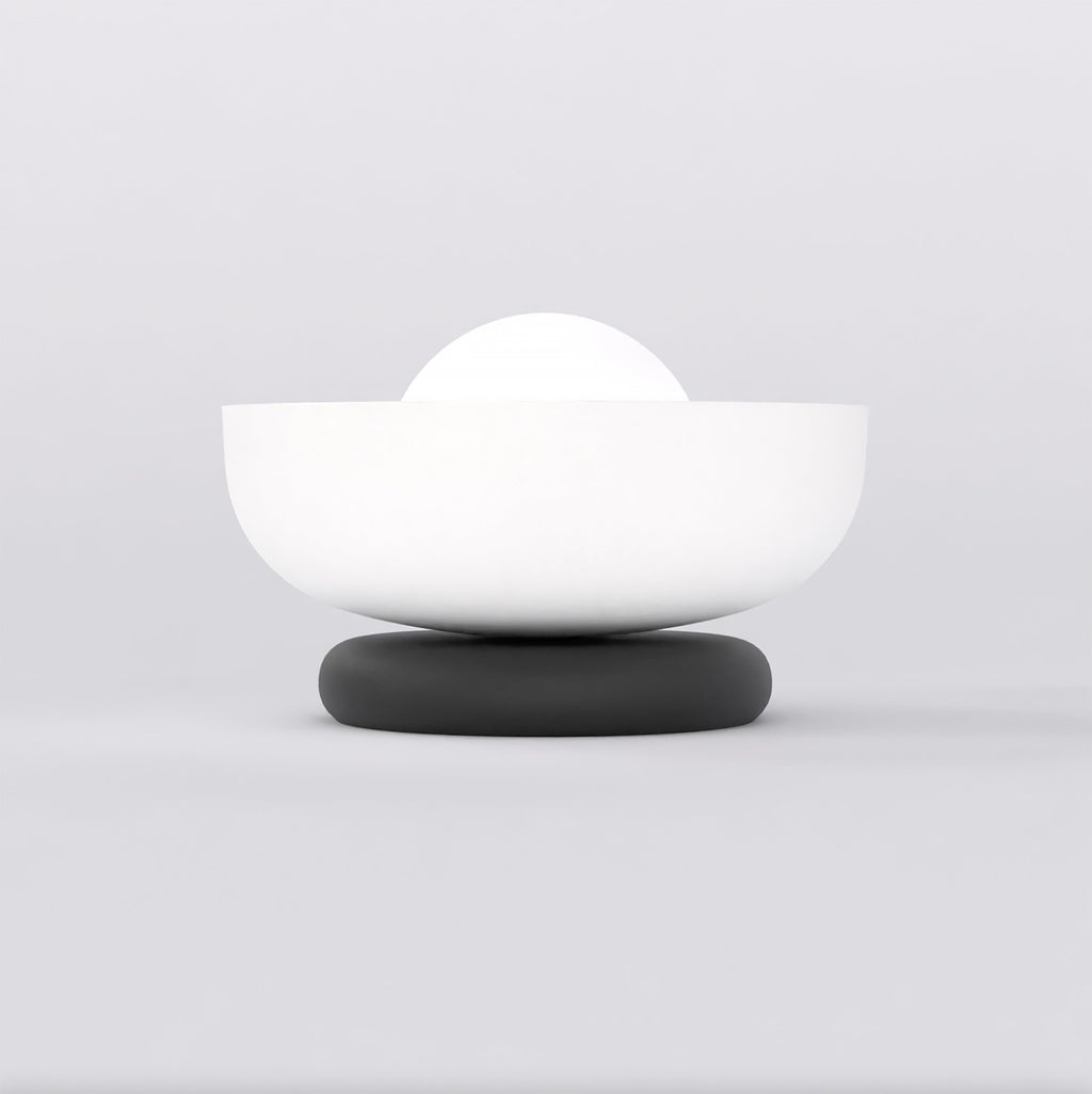 Lampă de noapte din metal, OZZY LN1 WHITE, alba, modernă