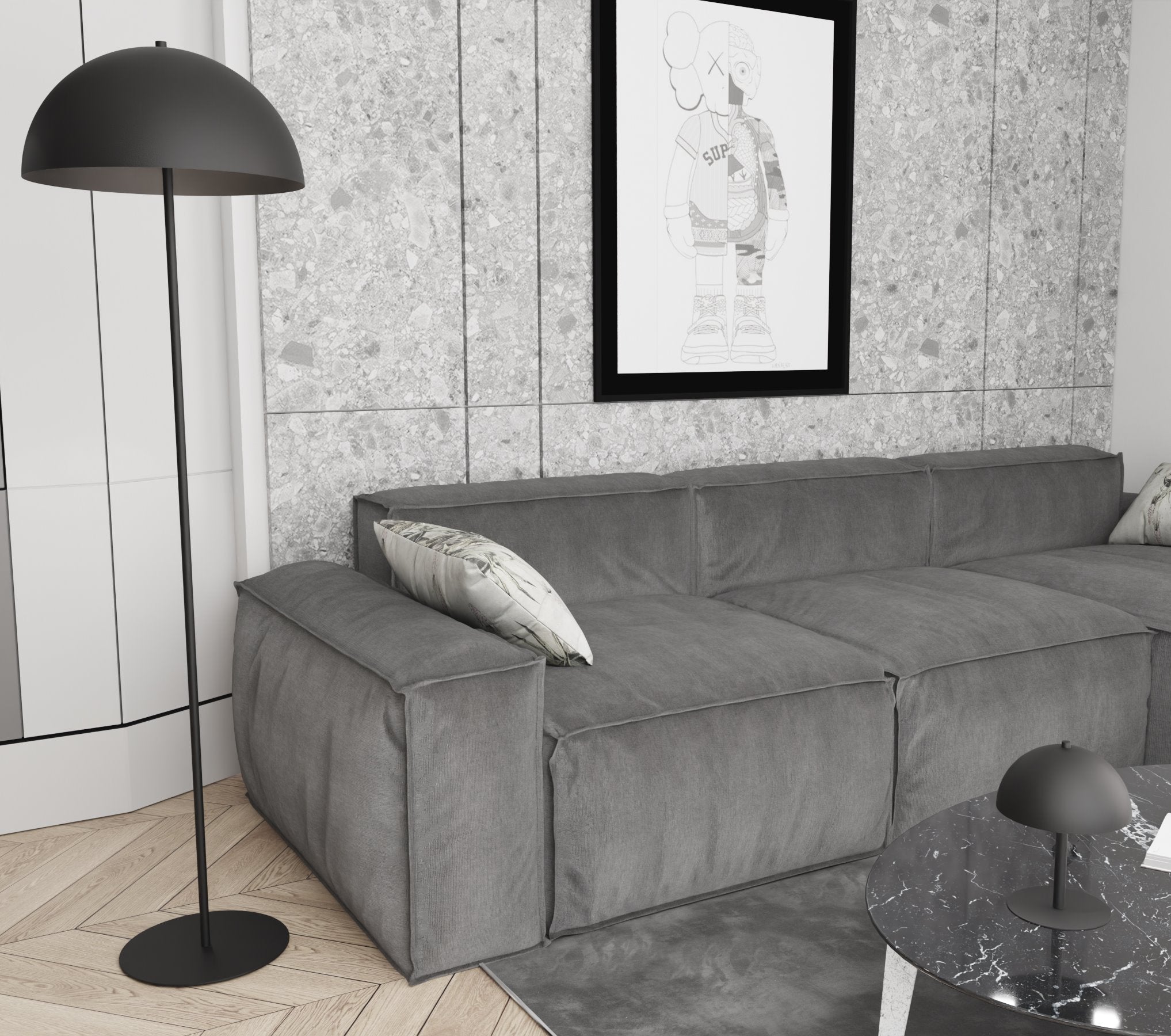 Lampă de birou MOGU LN2 BL BLACK, metal, neagra
