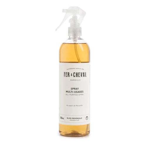 Spray de curățare universal eficient cu săpun de Marsilia, 99% ingrediente de origine naturală, Fer à Cheval, 500 ml