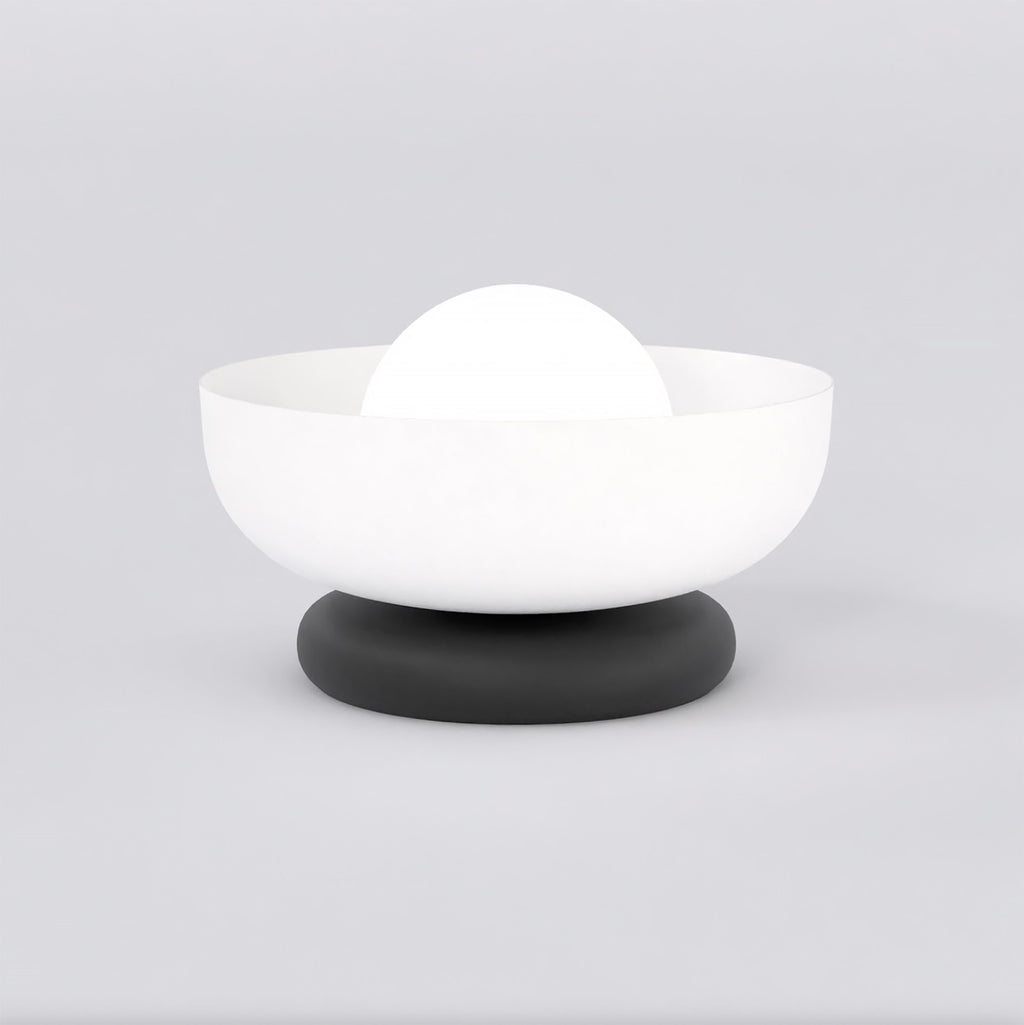 Lampă de noapte din metal, OZZY LN1 WHITE, alba, modernă