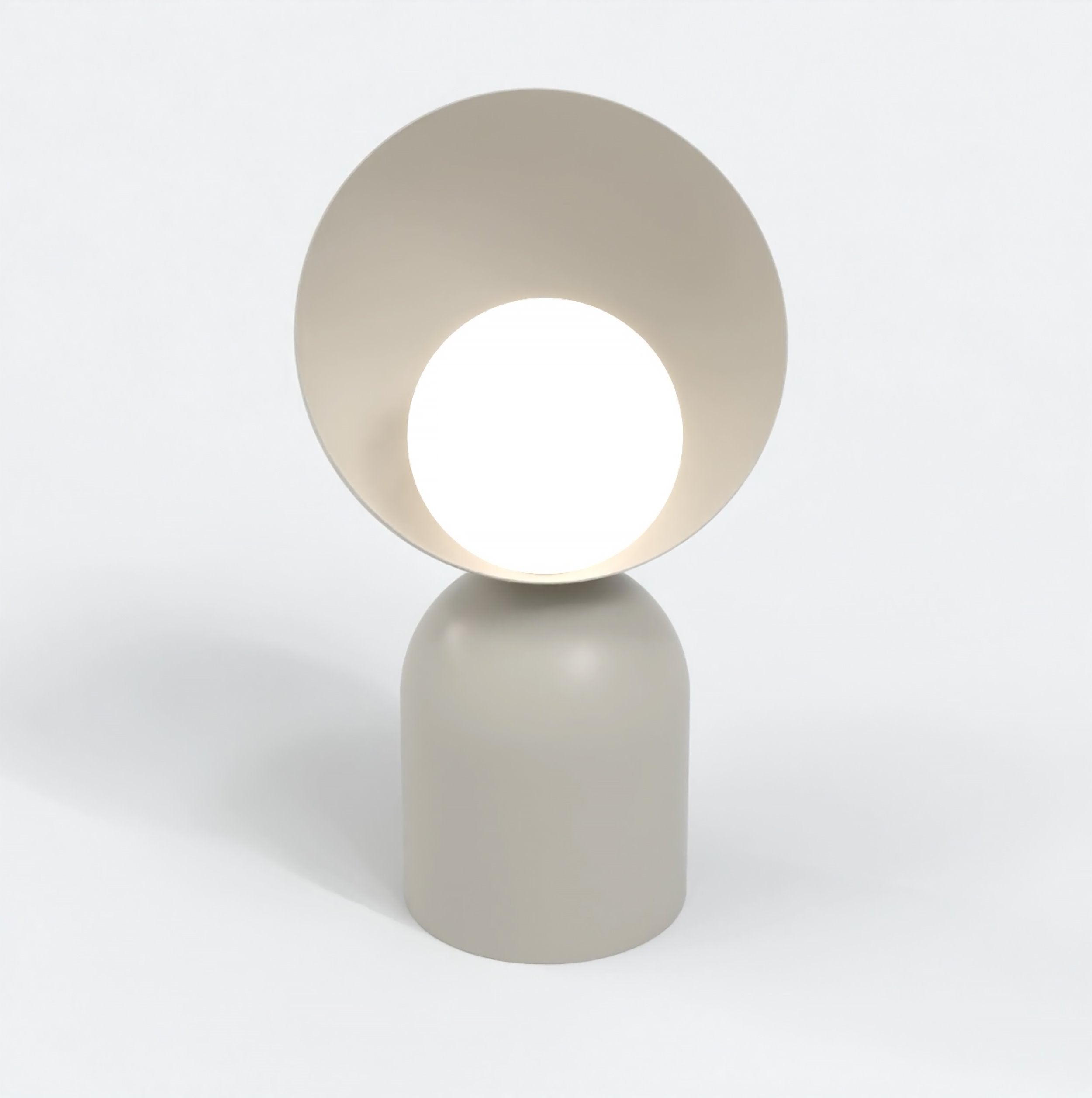 Lampa pentru noptiera din metal BOTO LN1 MOKKA, bej, moderna
